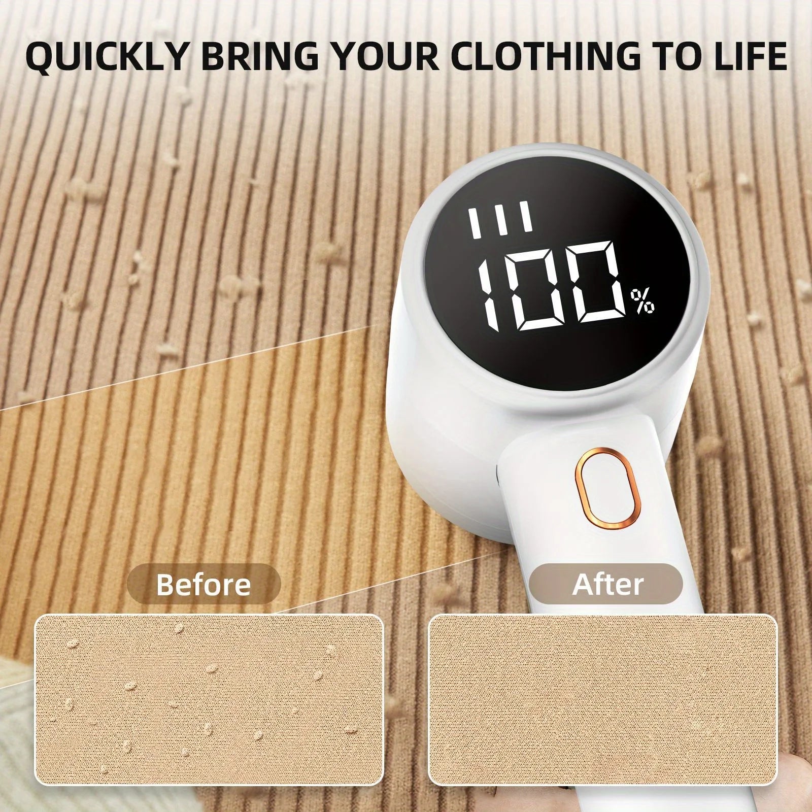 Lint Remover Electric Digital Hair Ball Trimmer Wireless Electric High-Speed Household Ball Remover Six Leaf Steel Knife