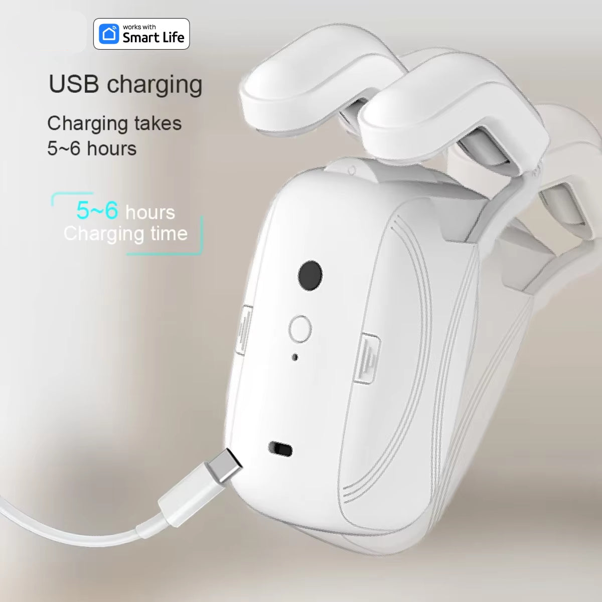 Tuya Smart Curtain Robot ( Roman Rod Track) Bluetooth APP Short Range Control, Timed Switch, Pull-To-Start, 8KG Load Capacity