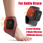 Electric Wrist Brace with Adjustable Hot Compress Vibration Massage Ankle Guard Band Carpal Tunnel Hand Foot Protection Tool