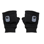 1Pair Unisex USB Electric Heating Winter Outdoor Heated Gloves Half Finger Touchscreen Warmer Mitten for Outdoor Hiking