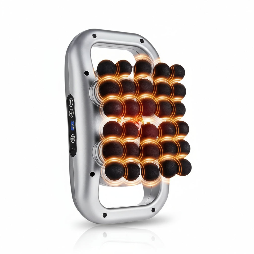 30-Heads Body Massage Gun High-Frequency Vibration Fascia Gun Back Waist Thigh Massager Neck Shoulder Massager Muscle Masajeador