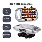 30-Heads Body Massage Gun High-Frequency Vibration Fascia Gun Back Waist Thigh Massager Neck Shoulder Massager Muscle Masajeador