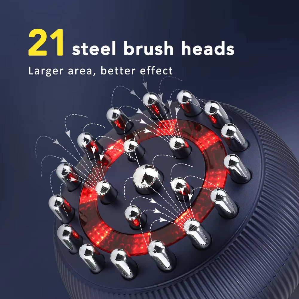 Rechargeable Guasha Massager Body Shaping Heating Meridian Scraping Brush Lymphatic Drainage Machine Fat Burner