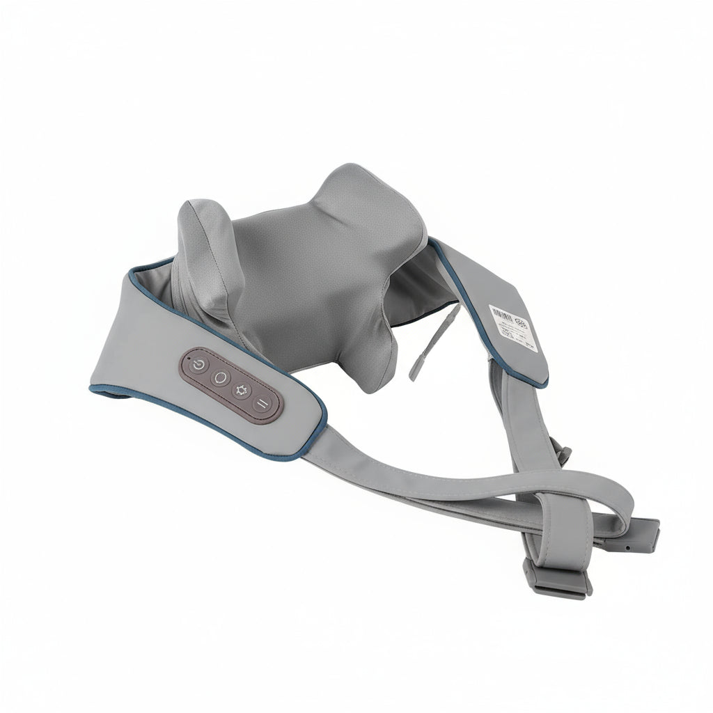 26W Brushless Motor Neck and Shoulder Massager Wireless Shoulder and Back Kneading Massage Shawl Neck Masajeador