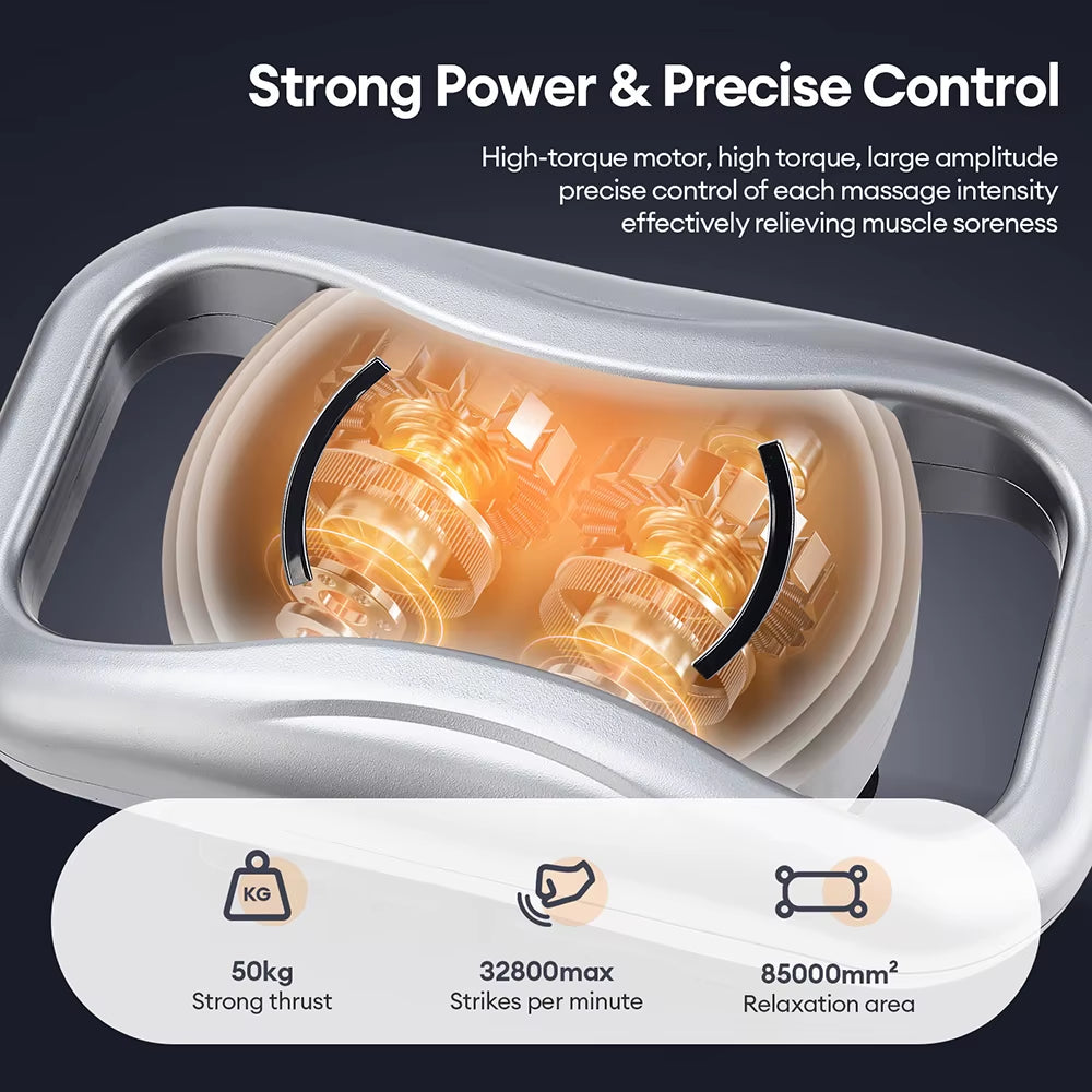 30-Heads Body Massage Gun High-Frequency Vibration Fascia Gun Back Waist Thigh Massager Neck Shoulder Massager Muscle Masajeador