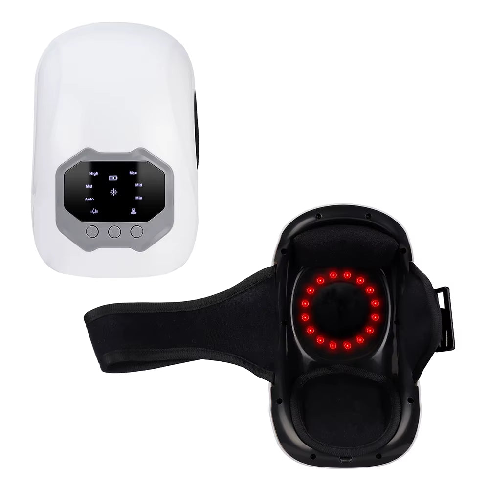 Smart Knee Massager 3 Gear Vibration Relax Knee Muscles Massage Machine Shoulder Elbow Knee Joint Hot Compress Massage Tool