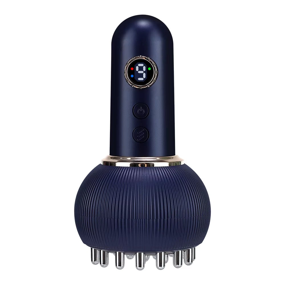 Rechargeable Guasha Massager Body Shaping Heating Meridian Scraping Brush Lymphatic Drainage Machine Fat Burner