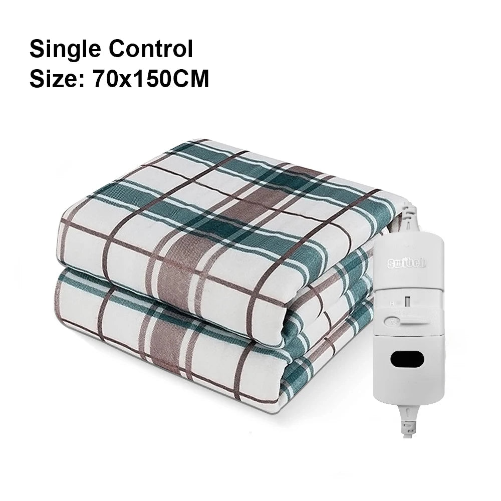 Electric Blanket 220V Thicker Automatic Thermostat Electric Heating Blanket Body Warmer Thermal Mattress for Room Blanket Heated