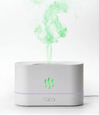 LED Lighting Ultrasonic Air Humidifier Colorful Flame Fragrance Essential Oil Lamp Perfume Simulation